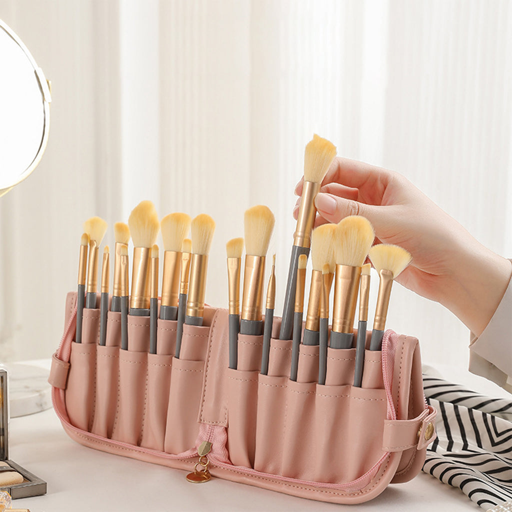 Makeup Bag Travel Cosmetic Bag Organizer Toiletry Bag Make Up Bags with Compartments for Women Girls