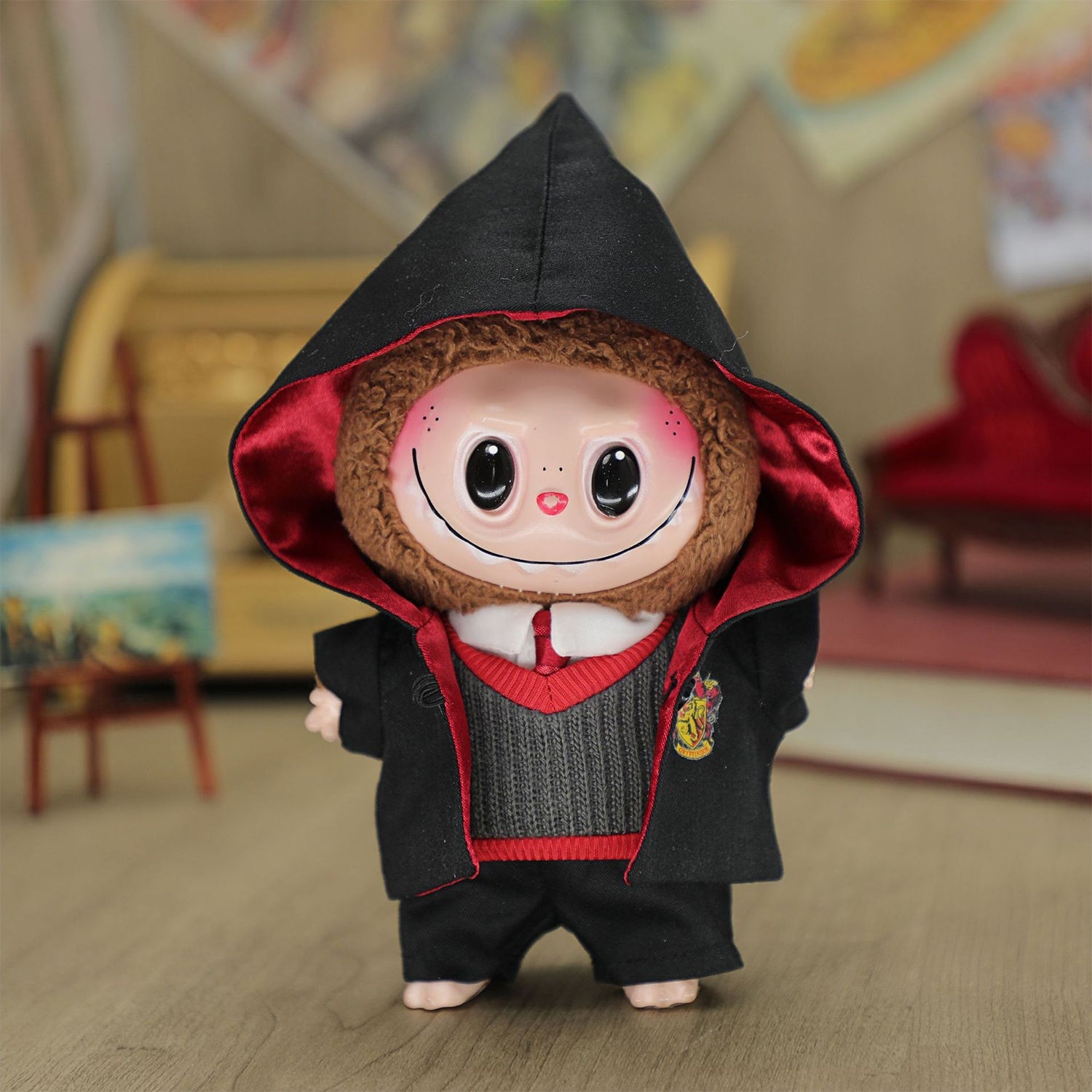 Handcrafted Doll Clothes - Compatible with 5.91-6.7inch (15-17cm) Dolls as Accessories Only, Premium Dolls Outfit with Accessories, Hand Crocheted Hat, Sweaters, Bag