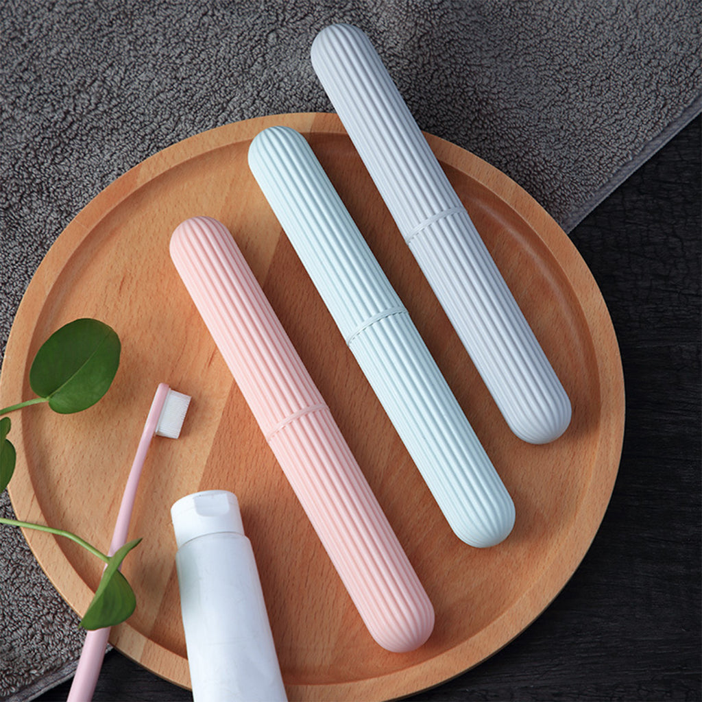 Travel Toothbrush Holder, Portable Toothbrush Cup Case Long 7.7 inch for Traveling, Camping, Business Trip and School