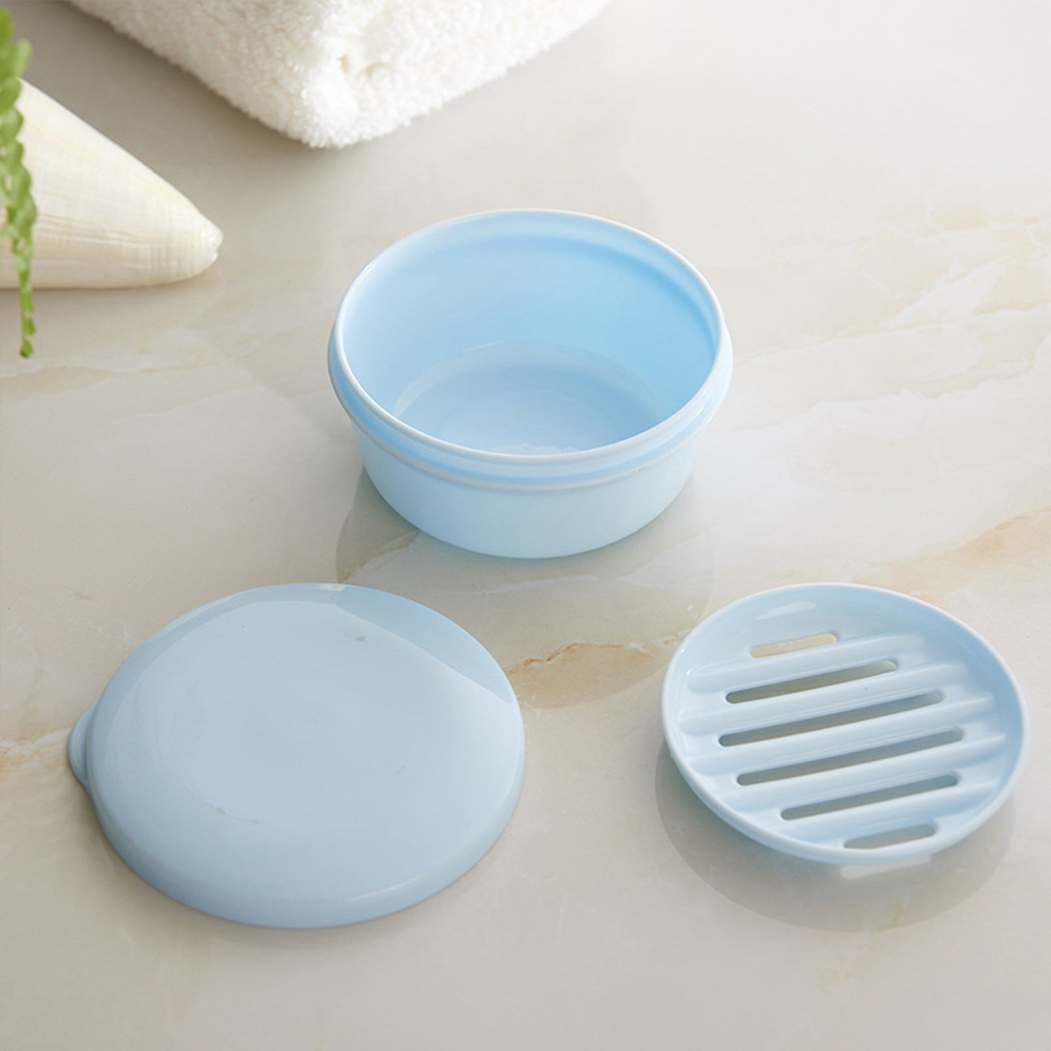 Soap Travel Case, BPA-Free Recycled Plastic, Leakproof, Portable for Bathroom, Gym, Home, Camping