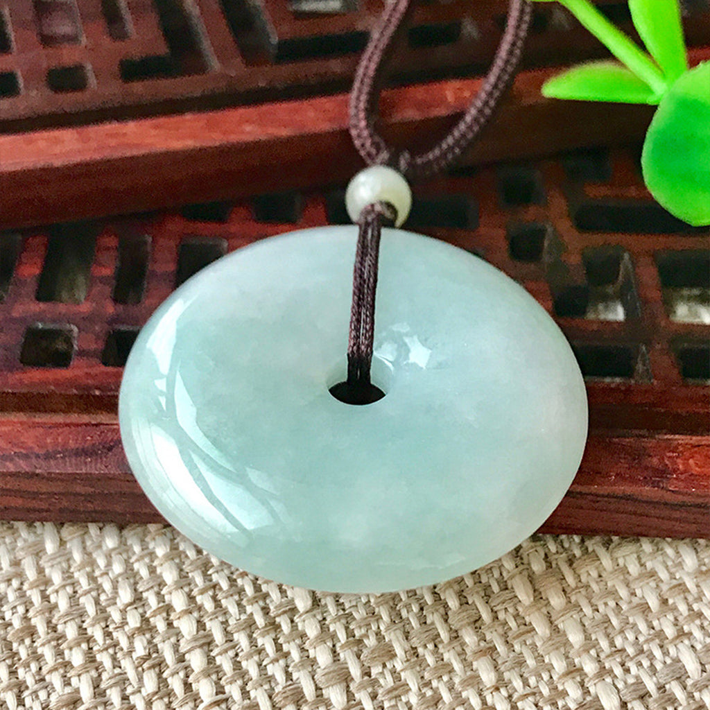 Ping An Buckle, Placket, Magnetic Buckle Brooch, Imitation Jade Tassel, Ancient Style Cheongsam