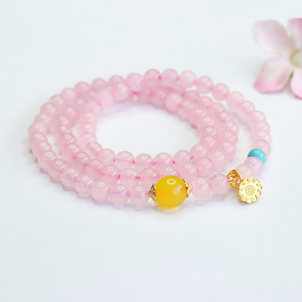 Bracelets for Men & Women - Handmade Stretchy Beaded Feng Shui Jewelry, Natural Stone Protection Gift Set