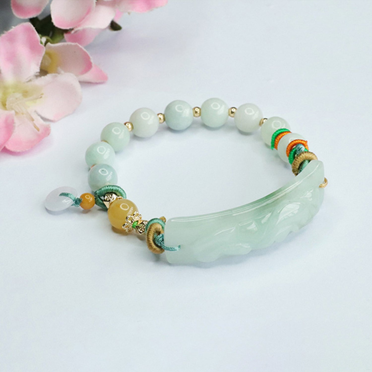 Bracelets for Men & Women - Handmade Stretchy Beaded Feng Shui Jewelry, Natural Stone Protection Gift Set