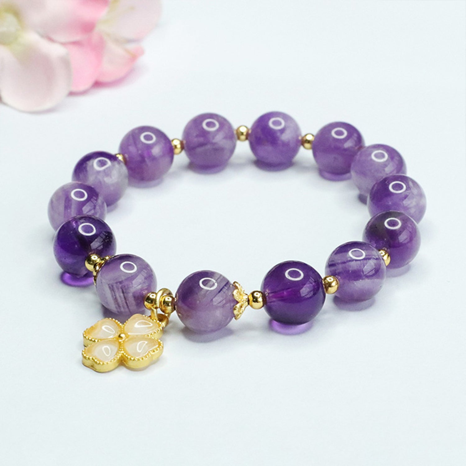 Bracelets for Men & Women - Handmade Stretchy Beaded Feng Shui Jewelry, Natural Stone Protection Gift Set