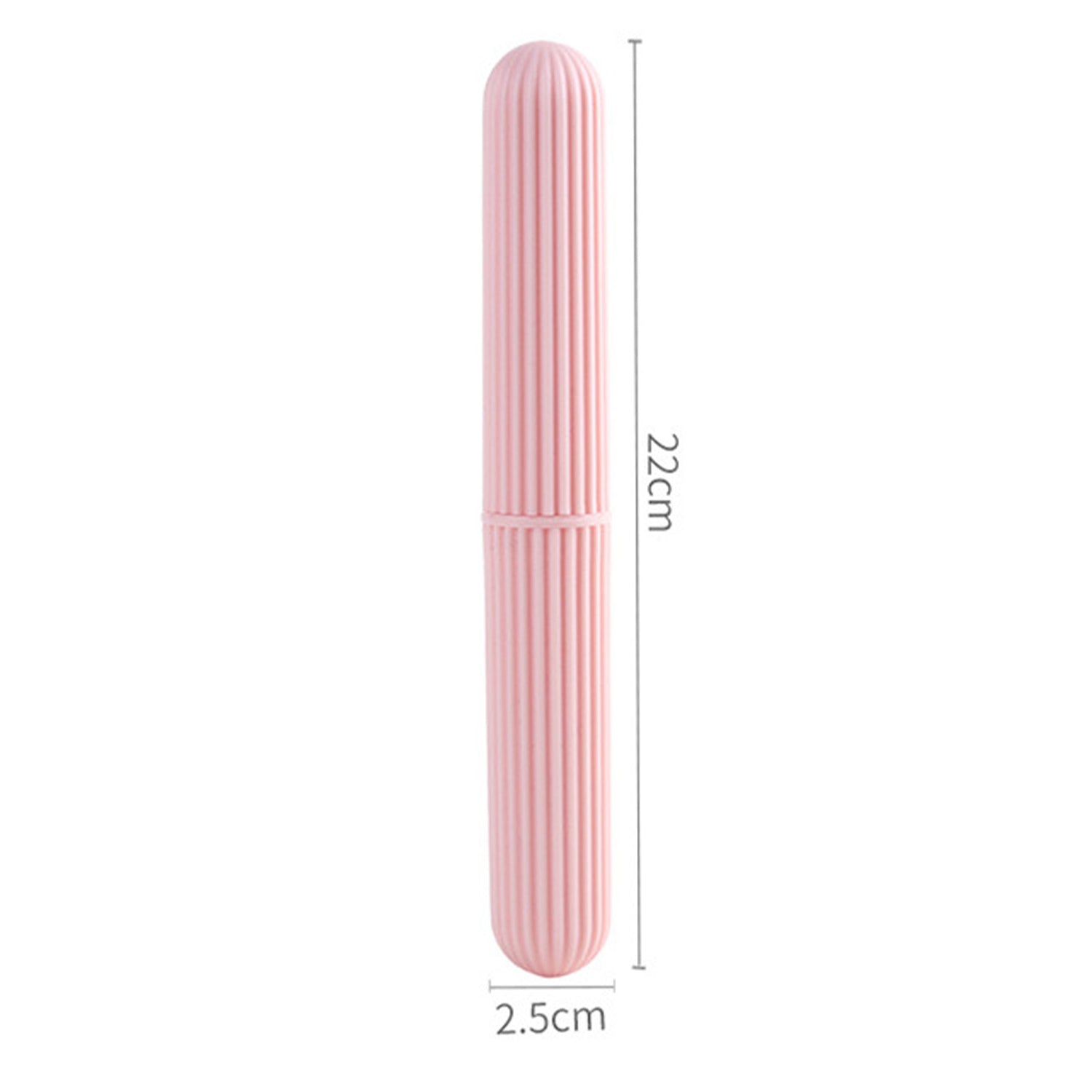 Travel Toothbrush Holder, Portable Toothbrush Cup Case Long 7.7 inch for Traveling, Camping, Business Trip and School