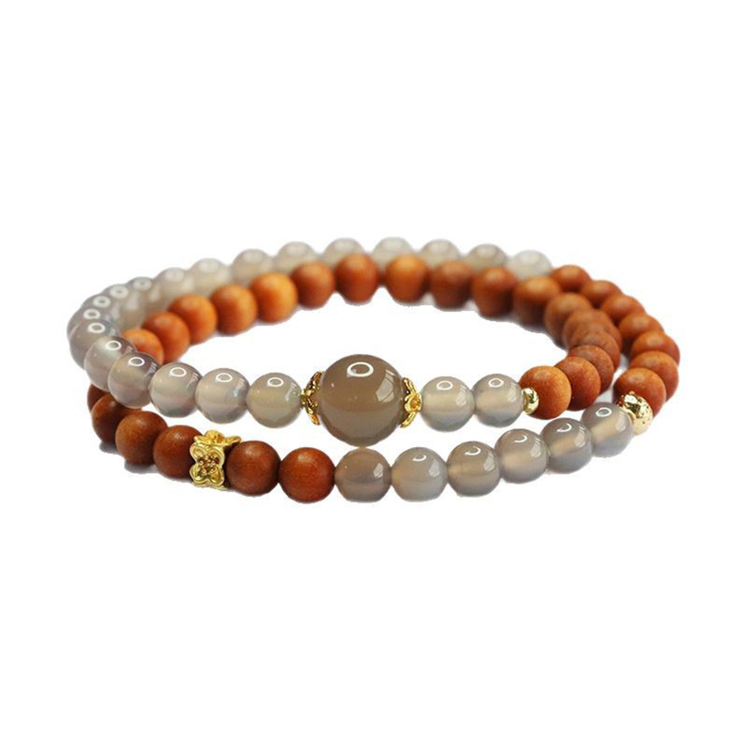 Bracelets for Men & Women - Handmade Stretchy Beaded Feng Shui Jewelry, Natural Stone Protection Gift Set