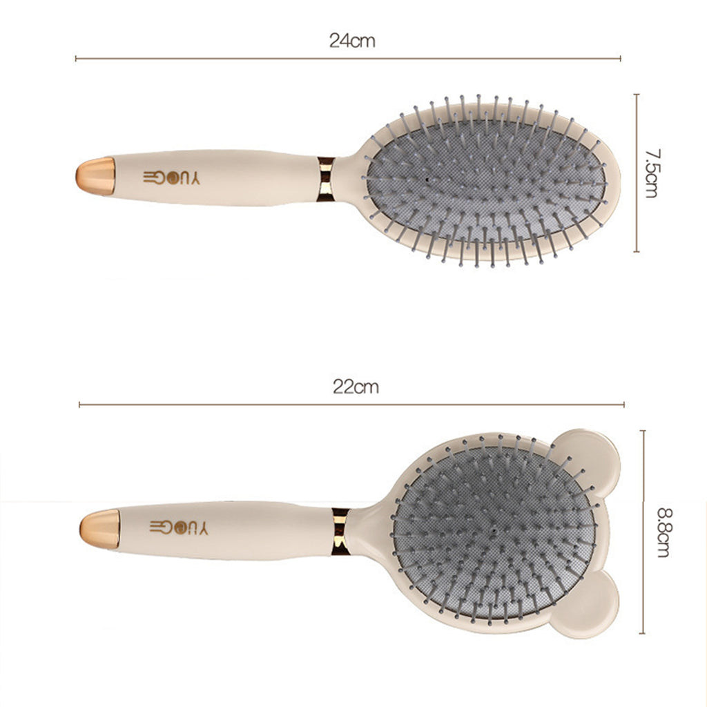Hair Brush Boar Bristle Hairbrush for Thick Curly Thin Long Short Wet or Dry Hair Adds Shine and Makes Hair Smooth, Best Paddle Hair Brush for Men Women Kids