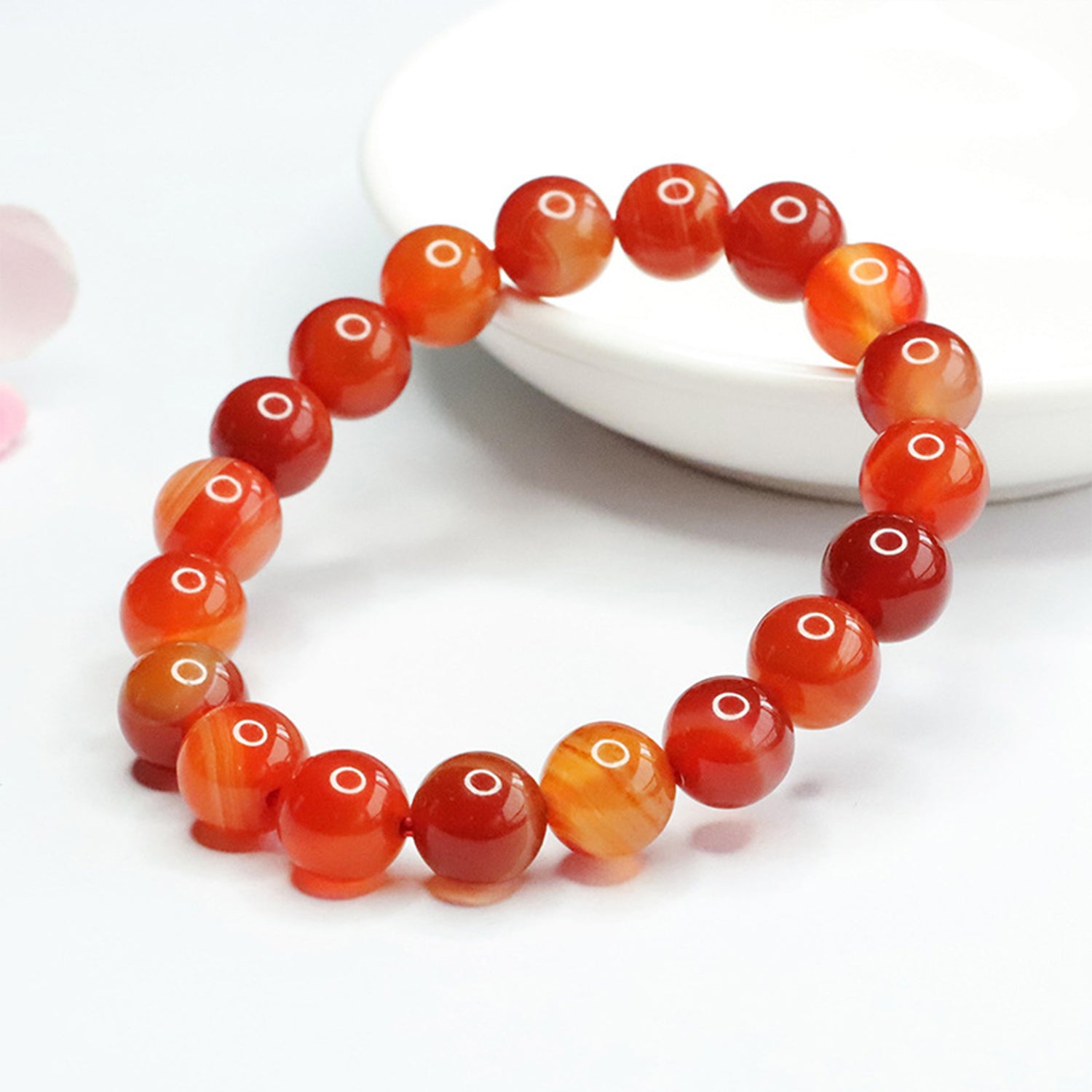 Bracelets for Men & Women - Handmade Stretchy Beaded Feng Shui Jewelry, Natural Stone Protection Gift Set