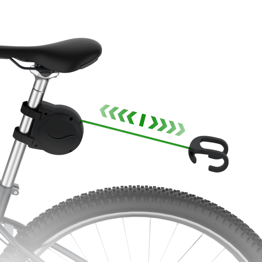 Retractable Bike Tow Rope for Parent Child Riding, Telescopic Pull Rope up to 2.6m, Safety Tether for Flat or Mountain Trail Cycling