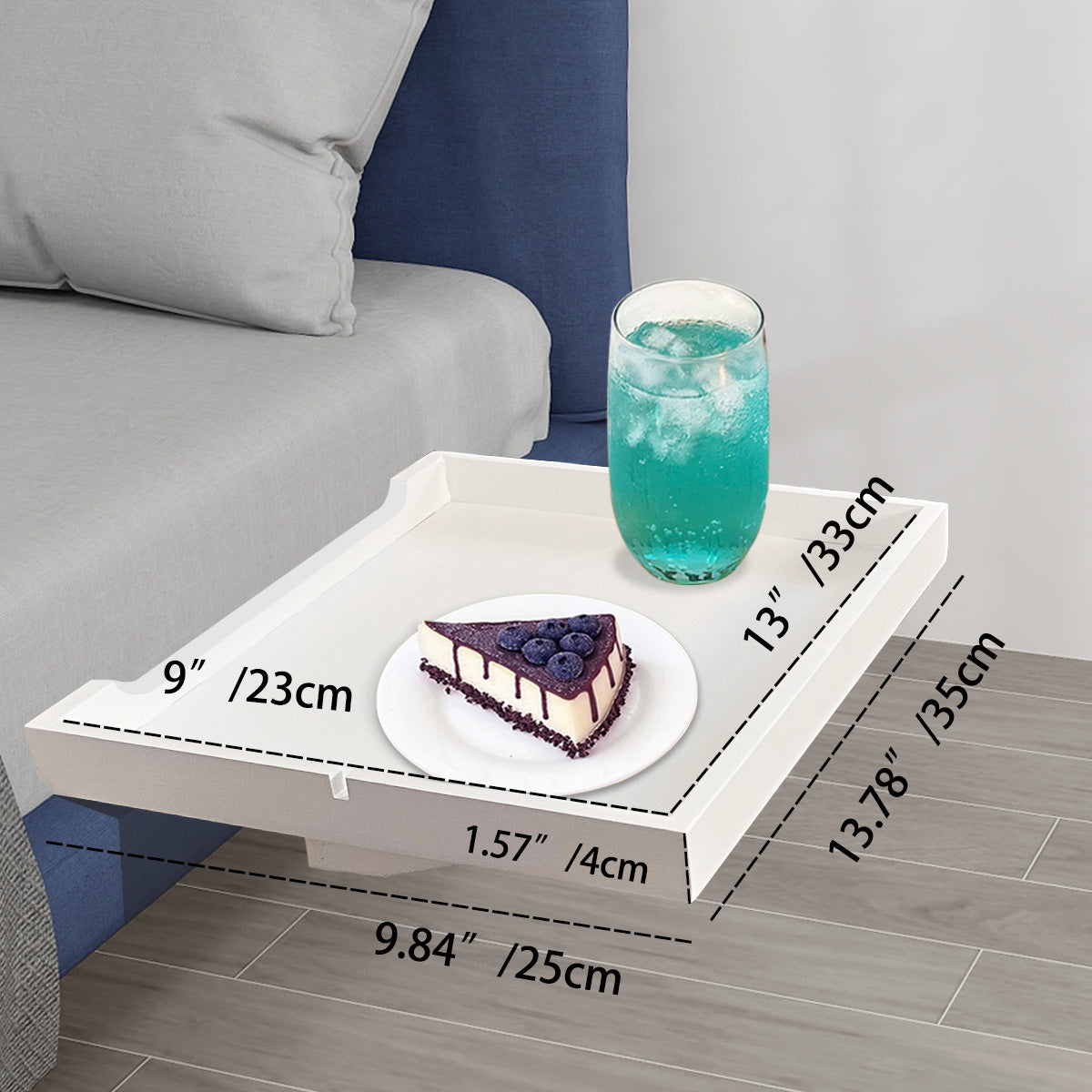 Bamboo Bedside Shelf Tray