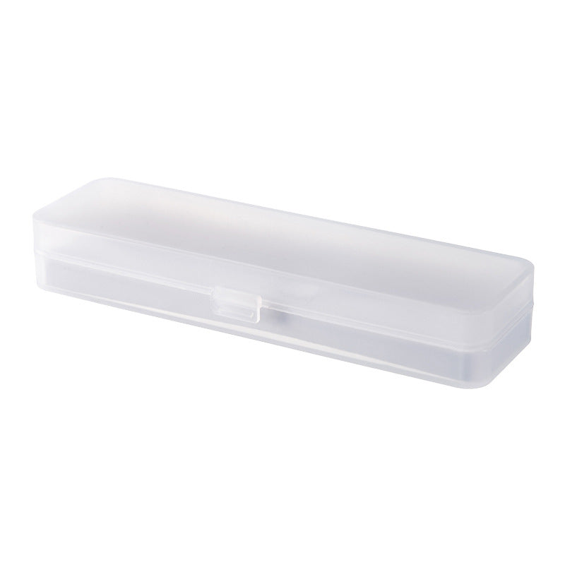 Pencil Case Box Storage Container for Organizing with Snap Lid, 10-Pack