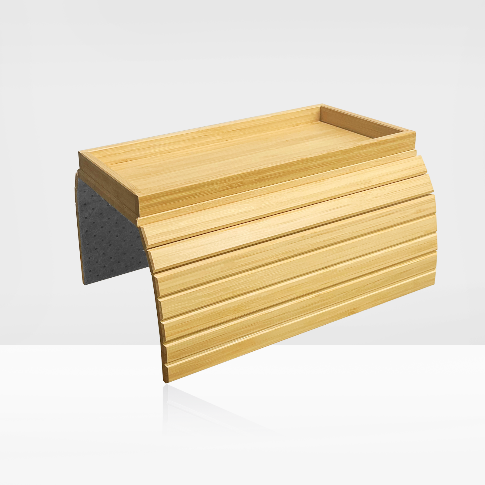 Bamboo Sofa Arm Table (Grey)