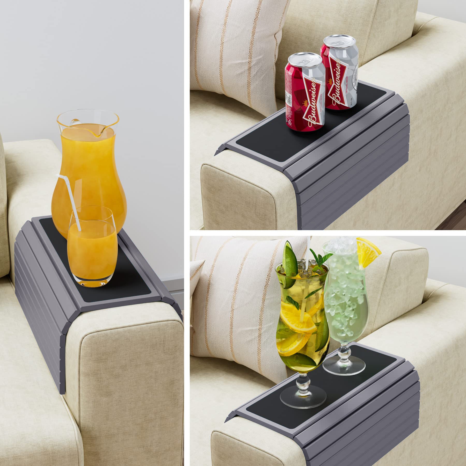 Bamboo Couch Arm Tray (Natural)